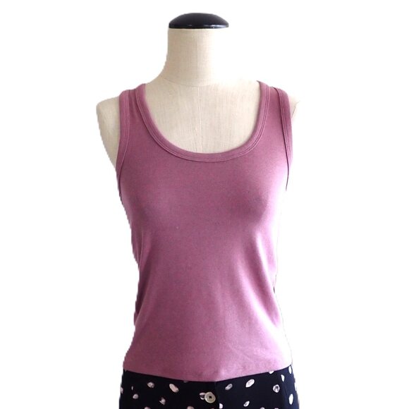 NWT Zara Cotton Modal Tank in Dusty Rose Size M - Picture 1 of 4